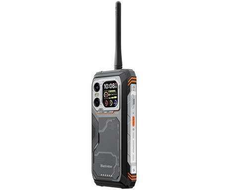 Blackview XPLORE 1 WALKIE TALKIE robustni pametni telefon, 6.78", 5G VoLTE, 12GB+256GB, 2.4K FHD+ IPS, 120Hz, Android, 3v1 AI, 20000mAh, WIFI 6, BT 5.2, Dual SIM, GPS, NFC, Dual-Mode UHF/VHF, črn