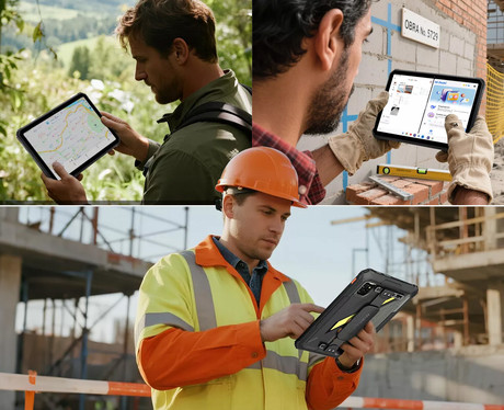 Blackview ACTIVE 7 robusten tablični računalnik, 11", 3v1 AI, 4G LTE, 8GB+128GB, IPS FHD+, Android, 10000mAh, WIFI 5, Bluetooth, Dual SIM, GPS, NFC, stereo zvočniki, +dodatki, črn