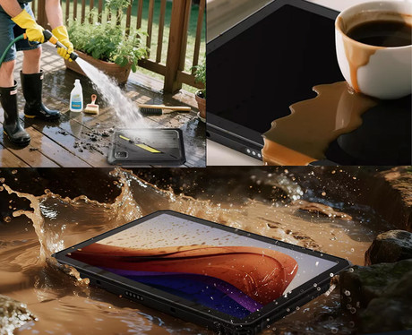 Blackview ACTIVE 7 robusten tablični računalnik, 11", 3v1 AI, 4G LTE, 8GB+128GB, IPS FHD+, Android, 10000mAh, WIFI 5, Bluetooth, Dual SIM, GPS, NFC, stereo zvočniki, +dodatki, črn