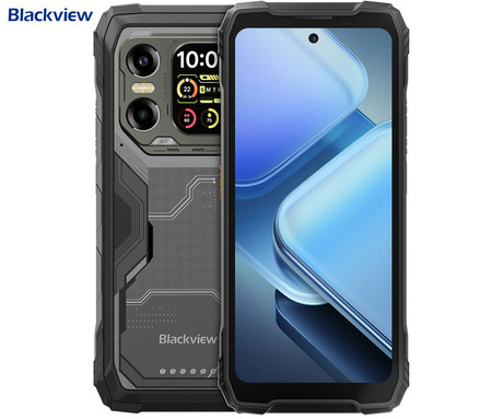 Blackview XPLORE X1 robustni pametni telefon, 6.78", 5G VoLTE, 12GB+256GB, 2.4K FHD+ IPS, 120Hz, Android, 3v1 AI, 10000mAh, WIFI 6, BT 5.2, Dual SIM, GPS, NFC, 2" zadnji zaslon, črn