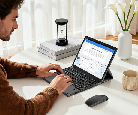 Blackview ZENO 10 magnetna tipkovnica, za model ZENO 10, 78 tipk, magnetna pritrditev, Silent tipke, touchpad sledilna ploščica, ultra lahka teža, črna