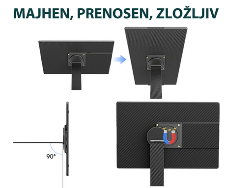 Blackview TABLE 9 prenosni zaslon / monitor, 16" (40,64cm), Full HD+, 60Hz, IPS, 300nit, univerzalna združljivost