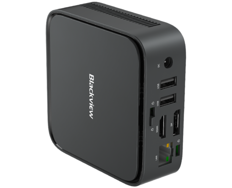 Blackview MP50 namizni mini računalnik, Windows 11 PRO, AMD Ryzen 5 3500U, AMD Radeon Graphics, 16GB RAM, 512GB SSD, WIFI 5, Bluetooth, Ethernet, 4x USB-A, 1x HDMI, 1x DP, minijack, +dodatki, črn