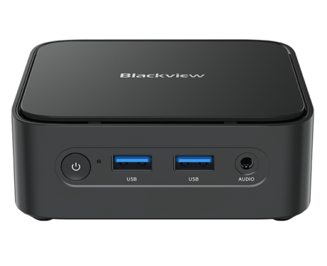 Blackview MP50 namizni mini računalnik, Windows 11 PRO, AMD Ryzen 5 3500U, AMD Radeon Graphics, 16GB RAM, 512GB SSD, WIFI 5, Bluetooth, Ethernet, 4x USB-A, 1x HDMI, 1x DP, minijack, +dodatki, črn