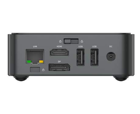 Blackview MP50 namizni mini računalnik, Windows 11 PRO, AMD Ryzen 5 3500U, AMD Radeon Graphics, 16GB RAM, 512GB SSD, WIFI 5, Bluetooth, Ethernet, 4x USB-A, 1x HDMI, 1x DP, minijack, +dodatki, črn