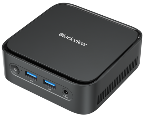 Blackview MP50 namizni mini računalnik, Windows 11 PRO, AMD Ryzen 5 3500U, AMD Radeon Graphics, 16GB RAM, 512GB SSD, WIFI 5, Bluetooth, Ethernet, 4x USB-A, 1x HDMI, 1x DP, minijack, +dodatki, črn