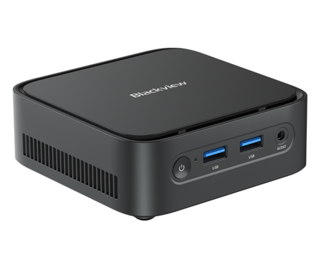 Blackview MP50 namizni mini računalnik, Windows 11 PRO, AMD Ryzen 5 3500U, AMD Radeon Graphics, 16GB RAM, 512GB SSD, WIFI 5, Bluetooth, Ethernet, 4x USB-A, 1x HDMI, 1x DP, minijack, +dodatki, črn