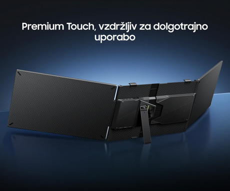 Blackview DCM5 dvojni zaslon / monitor za prenosnik, 35cm (14"), Full HD, 60Hz, IPS, 300nit, 3x USB Type-C, univerzalna združljivost, 180° nastavljiv kot, Quick-Fit montaža, Low Blue Light, zvočnik