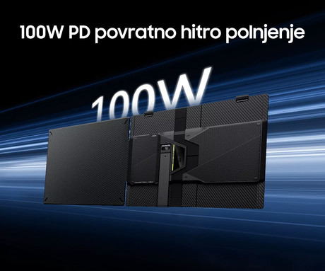 Blackview SCM5 zaslon / monitor za prenosnik, 35cm (14"), Full HD, 60Hz, IPS, 300nit, 3x USB Type-C, univerzalna združljivost, 180° nastavljiv kot, Quick-Fit montaža, Low Blue Light, zvočnik, črn