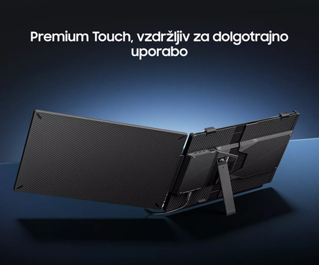 Blackview SCM5 zaslon / monitor za prenosnik, 35cm (14"), Full HD, 60Hz, IPS, 300nit, 3x USB Type-C, univerzalna združljivost, 180° nastavljiv kot, Quick-Fit montaža, Low Blue Light, zvočnik, črn