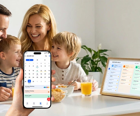 BLACKVIEW NEST 10 pametni foto okvir / koledar / HUB, 25.6cm (10.1"), HD+ IPS zaslon na dotik, Android OS, WIFI 6, 2GB RAM, 32GB ROM, razširljiv spomin, zvočnik, stojalo, rjav (Natural Wood)