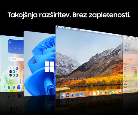 Blackview TABLE 16 trojni prenosni zaslon / monitor, 39cm (15.3"), FHD+, 60Hz, IPS, 300nit, 100% sRGB, 2x USB-C, 1x mini HDMI, univerzalna združljivost, nastavljiv kot, Quick-Fit montaža, LowBlueLight
