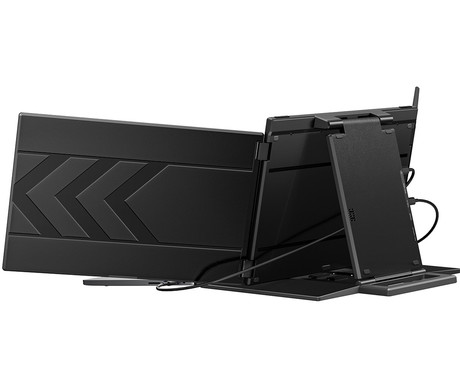 Blackview TABLE 16 trojni prenosni zaslon / monitor, 39cm (15.3"), FHD+, 60Hz, IPS, 300nit, 100% sRGB, 2x USB-C, 1x mini HDMI, univerzalna združljivost, nastavljiv kot, Quick-Fit montaža, LowBlueLight