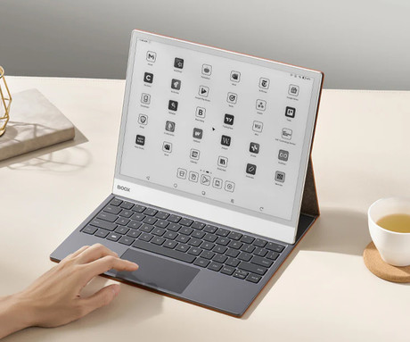 BOOX Note Max / Tab X C originalna magnetna tipkovnica / ovitek / etui, oranžna