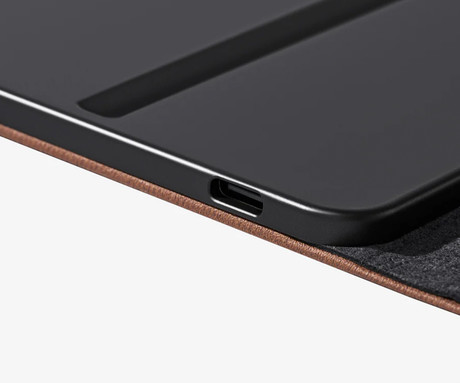 BOOX Note Air5 C originalna tipkovnica / ovitek / etui, za model Note Air5 C, preklopna, magnetna, funkcija stojala, USB Type-C, rjava (Walnut Brown)