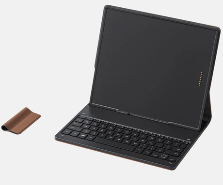 BOOX Note Air5 C originalna tipkovnica / ovitek / etui, za model Note Air5 C, preklopna, magnetna, funkcija stojala, USB Type-C, rjava (Walnut Brown)