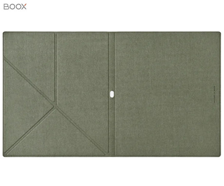 BOOX Note Air5 C originalni ovitek / etui, za model Note Air5 C, preklopni, magnetni, funkcija stojala, 3 načini postavitve, funkcija bujenja zaslona, zelen (Dark Gray Green)