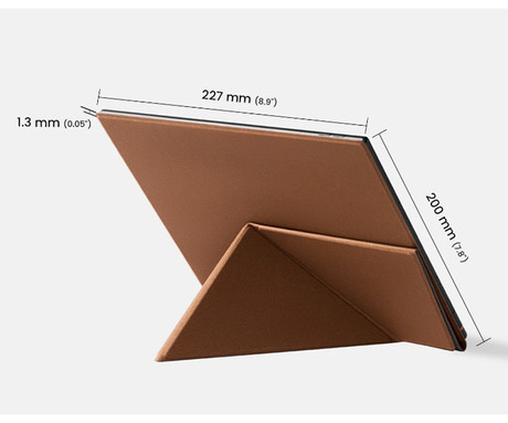 BOOX Note Air5 C originalni ovitek / etui, za model Note Air5 C, preklopni, magnetni, funkcija stojala, 3 načini postavitve, funkcija bujenja zaslona, zelen (Dark Gray Green)