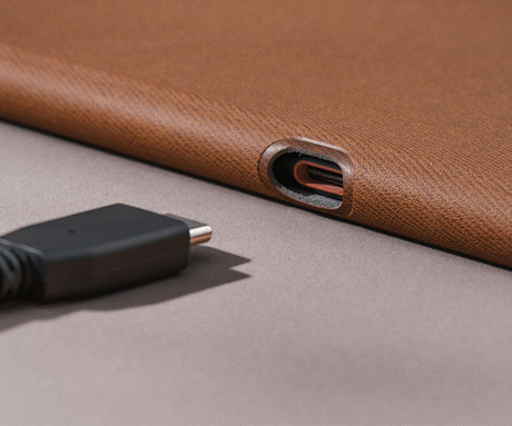 BOOX Note Air5 C originalni ovitek / etui, za model Note Air5 C, preklopni, magnetni, funkcija stojala, 3 načini postavitve, funkcija bujenja zaslona, zelen (Dark Gray Green)