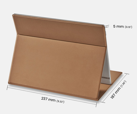 BOOX Go 10.3 Series originalni ovitek / etui, za model Go 10.3 / Go 10.3 Gen II / Go 10.3 Gen II Lumi, preklopni, magnetni, funkcija stojala, funkcija bujenja zaslona, rjav (Mocha)