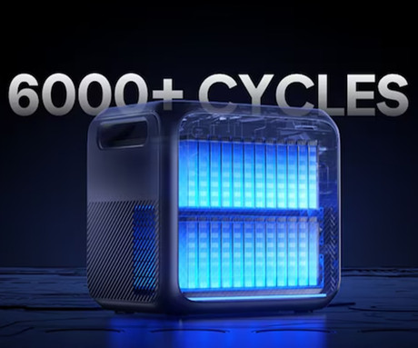 BLUETTI PREMIUM 200 V2 prenosna polnilna postaja, 2600W moč, 2074Wh baterija, polnjenje / napajanje naprav, AI BMS sistem, aplikacija, 2x AC, 1x DC 12V, 2x USB-A, 2x USB-C, zaslon, ročaj, črna