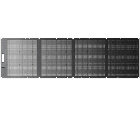 BLUETTI PV200 prenosni solarni panel, 200W moč, polnjenje polnilnih postaj, zložljiva oblika, stojalo, ročaj, UV odpornost, IP65 vodoodpornost, ETFE prevleka, MC4 konektor, črn