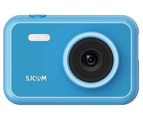 SJCAM FUNCAM otroški fotoaparat / kamera, 1080p Full HD, 12MP, 2" zaslon, polnilna baterija, mikrofon, zvočnik, časovni zamik, časovnik / timer, igre, modra