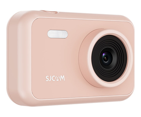 SJCAM FUNCAM otroški fotoaparat / kamera, 1080p Full HD, 12MP, 2" zaslon, polnilna baterija, mikrofon, zvočnik, časovni zamik, časovnik / timer, igre, roza