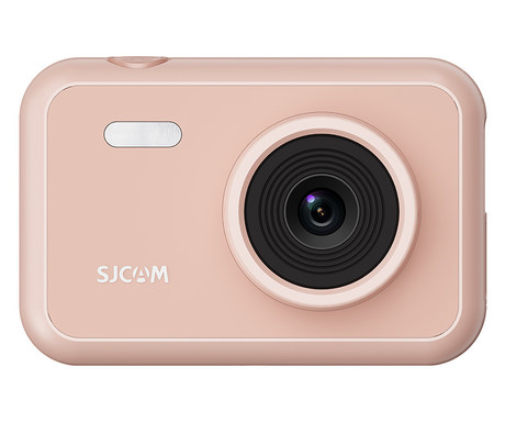 SJCAM FUNCAM otroški fotoaparat / kamera, 1080p Full HD, 12MP, 2" zaslon, polnilna baterija, mikrofon, zvočnik, časovni zamik, časovnik / timer, igre, roza