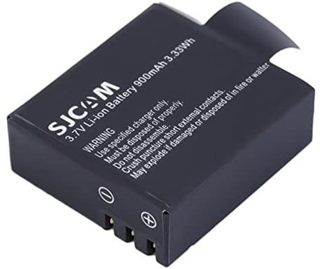 SJCAM BATTERY polnilna baterija, za kamere serije SJ4000 / SJ5000 / M10, 3.7V, 900mAh / 3.33Wh, črna