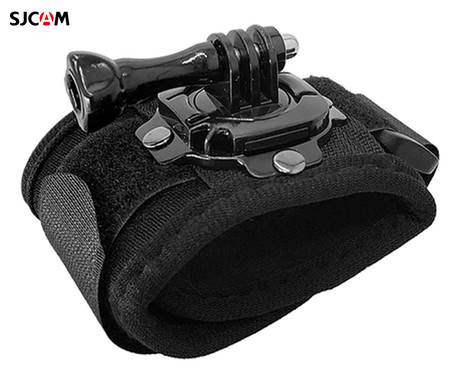 SJCAM nosilec kamere za zapestje, univerzalni, visoka kakovost, trpežna izdelava, izjemna stabilnost, za vse modele SJCAM, črn