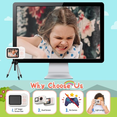 SJCAM FUNCAM+ otroški / mladostniški fotoaparat in kamera, bel SJCAM FUNCAM+ otroški / mladostniški fotoaparat in kamera, bel