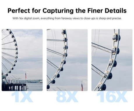 SJCAM ZV200 digitalni fotoaparat, 5K Ultra HD+, 80MP, 2.8" IPS FLIP zaslon, SONY senzor, 16x digitalni ZOOM, 6-osna stabilizacija, polnilna baterija, AUTO fokus, 9 PRESET načinov, +dodatki, črn