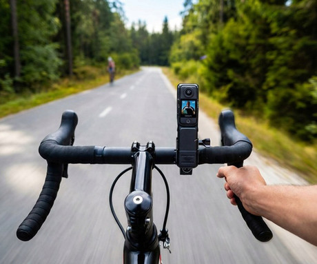 SJCAM C400 univerzalni nosilec / držalo za kamero, dodatna stabilnost, enostavna montaža, za model C400, črna