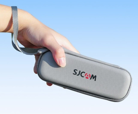 SJCAM C400 torbica / etui, za shranjevanje / prenašanje, visoka kakovost, trpežna izdelava, zaščita pred udarci / praskami / padci, za model C400, siva