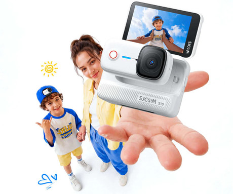 SJCAM S10 akcijska športna kamera, 4K Ultra HD, 2.51" FLIP zaslon, SteadyMotion 2.0, 8x ZOOM, Boost Pod ohišje / baterija, 160° snemalni kot, WIFI 5G, 5M vodoodpornost, aplikacija, +dodatki, črna
