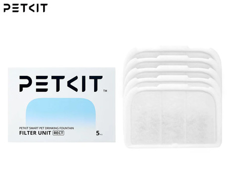 PETKIT FILTER UNIT 5.0 komplet filtrov za pametno vodno fontano, 5 kos, za model EverSweet Max, večplastni filtracijski sistem, bel