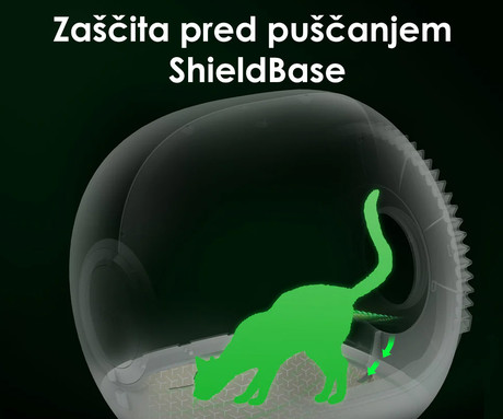 PETKIT PUROBOT MAX 3 pametno mačje stranišče, za vse velikosti, 76L prostornina, 360° varnostna zaščita, ShieldBase Leak-Guard zasnova, QUAD nadzor vonjav, tiho delovanje, WIFI, aplikacija, 62x54x55cm