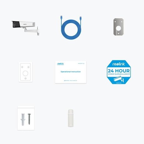 Reolink DUO P730 IP kamera, bela