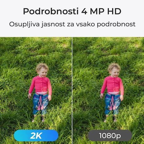 Reolink LUMUS E430 IP kamera, 4MP Super HD, Dual WIFI 6, AI zaznavanje, barvni Night Vision, aplikacija, dvosmerna komunikacija, pametni alarm, IP65 vodoodpornost, bela