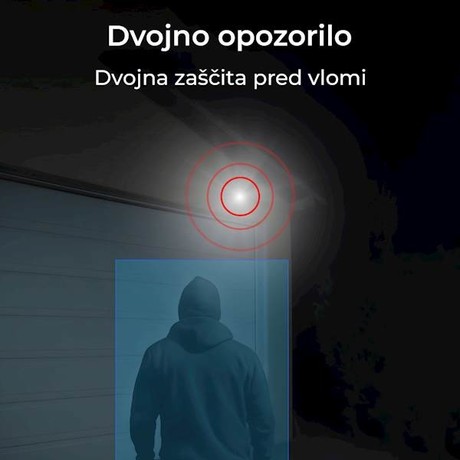 Reolink LUMUS E430 IP kamera, 4MP Super HD, Dual WIFI 6, AI zaznavanje, barvni Night Vision, aplikacija, dvosmerna komunikacija, pametni alarm, IP65 vodoodpornost, bela