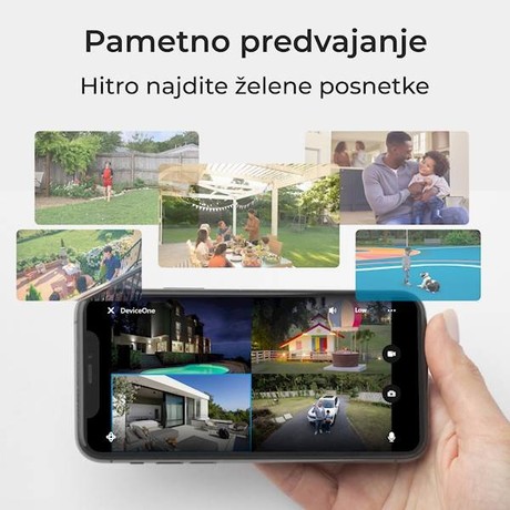 Reolink NVS36 snemalna enota, 36 kanalov, 3 trdi diski, 8 alarmnih vhodov, dvosmerni zvok, črna