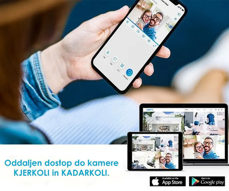 Reolink ARGUS B320 IP kamera, baterijska, Wi-Fi, zaznavanje, 3MP Super HD, 6x zoom, nočno snemanje, črna
