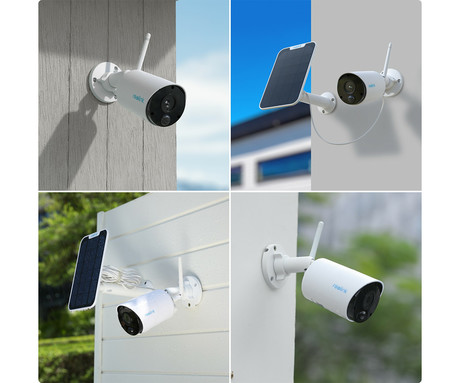Reolink ARGUS B320 IP kamera + solarni panel, 3MP Super HD, WIFI, 6x digitalni ZOOM, 5200mAh baterija, AI zaznavanje, Night Vision, aplikacija, dvosmerna komunikacija, pametni alarm, IP65