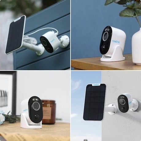Reolink ARGUS B330 IP kamera, +solarni panel, bela