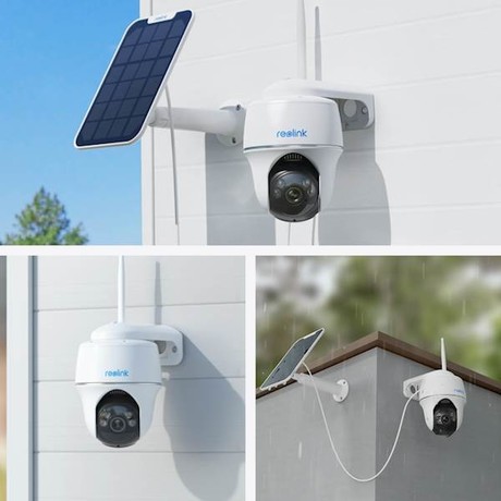 Reolink ARGUS B430 IP kamera + solarni panel, 5MP 2K+ Super HD, WIFI, 355° vrtenje, 21.6Wh baterija, AI zaznavanje, barvni Night Vision, aplikacija, dvosmerna komunikacija, pametni alarm, IP64