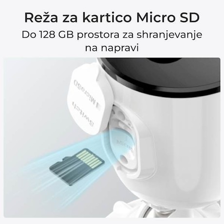 Reolink ARGUS B310 IP kamera, + solarni panel, bela