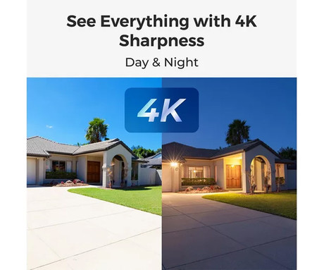 Reolink HUB1-2B350-SOLAR IP varnostni komplet, 2x kamera, 2x panel, 1x snemalna enota, 8MP 4K UHD, WIFI, AI zaznavanje, barvni Night Vision, aplikacija, dvosmerna komunikacija, pametni alarm, IP65