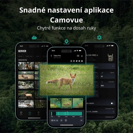 Reolink CAMOVUE TALON S130 IP kamera, kamuflažna/lovska, 8MP 4K Ultra HD, 4G LTE, GPS lociranje, SIM priložen, polnilna baterija, AI zaznavanje, Starlight Night Vision, aplikacija, pametni alarm, IP67