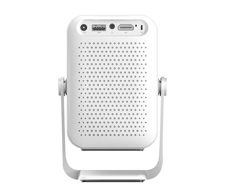 BYINTEK VEVSHAO A15 prenosni LED projektor, Android, Dual WIFI, Bluetooth, 260 ANSI lumnov, zvočnik, samodejni fokus, deljenje zaslona, max 4K UHD, USB / HDMI / AUX, +daljinec, bel